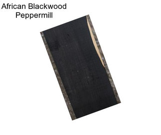 African Blackwood Peppermill