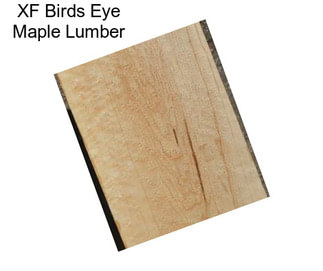 XF Birds Eye Maple Lumber