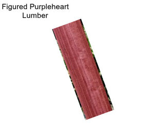 Figured Purpleheart Lumber