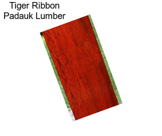 Tiger Ribbon Padauk Lumber