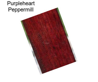 Purpleheart Peppermill