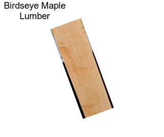 Birdseye Maple Lumber