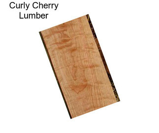 Curly Cherry Lumber