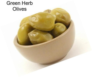 Green Herb Olives