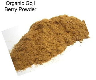 Organic Goji Berry Powder