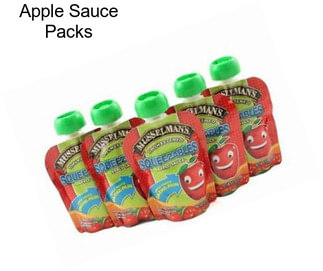 Apple Sauce Packs