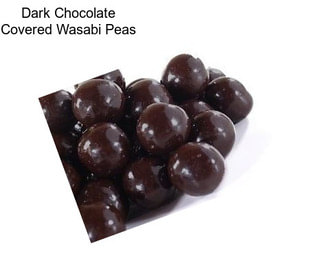 Dark Chocolate Covered Wasabi Peas