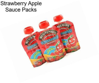 Strawberry Apple Sauce Packs