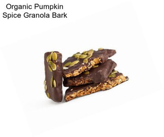 Organic Pumpkin Spice Granola Bark