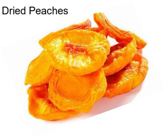 Dried Peaches