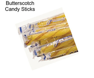 Butterscotch Candy Sticks
