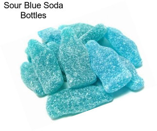 Sour Blue Soda Bottles