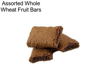 Assorted Whole Wheat Fruit Bars