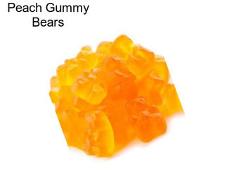 Peach Gummy Bears