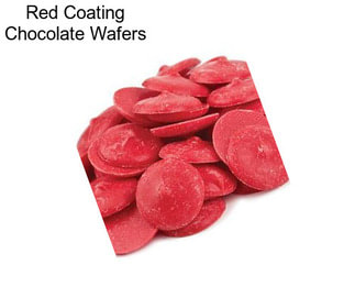 Red Coating Chocolate Wafers