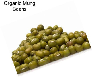 Organic Mung Beans