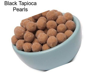 Black Tapioca Pearls