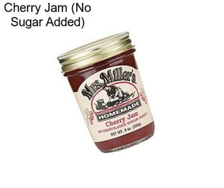 Cherry Jam (No Sugar Added)