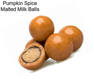 Pumpkin Spice Malted Milk Balls