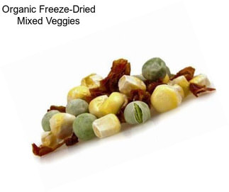 Organic Freeze-Dried Mixed Veggies