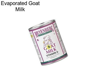 Evaporated Goat Milk