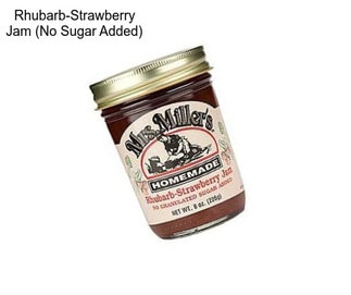 Rhubarb-Strawberry Jam (No Sugar Added)
