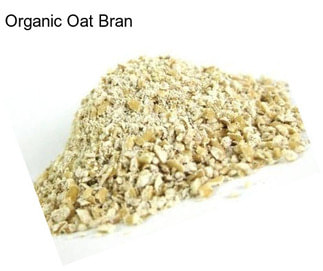 Organic Oat Bran