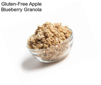 Gluten-Free Apple Blueberry Granola