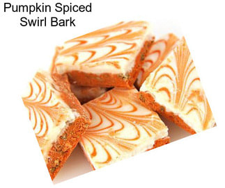 Pumpkin Spiced Swirl Bark