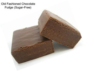 Old Fashioned Chocolate Fudge (Sugar-Free)