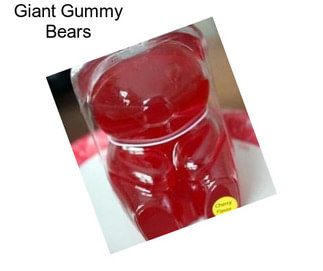 Giant Gummy Bears