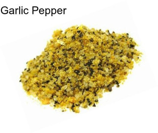 Garlic Pepper