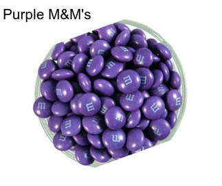 Purple M&M\'s