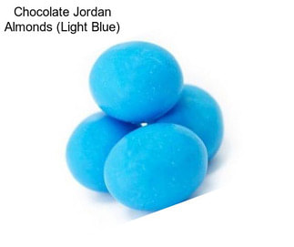 Chocolate Jordan Almonds (Light Blue)
