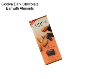 Godiva Dark Chocolate Bar with Almonds
