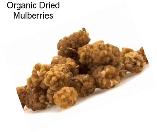 Organic Dried Mulberries