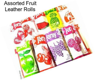 Assorted Fruit Leather Rolls