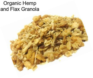 Organic Hemp and Flax Granola