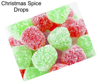 Christmas Spice Drops