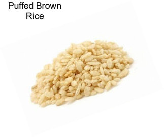 Puffed Brown Rice