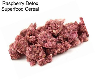 Raspberry Detox Superfood Cereal