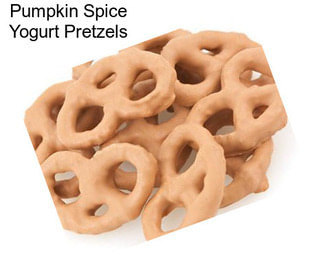 Pumpkin Spice Yogurt Pretzels