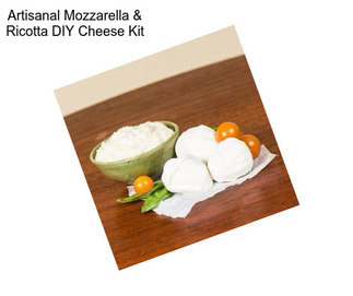 Artisanal Mozzarella & Ricotta DIY Cheese Kit