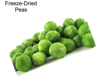 Freeze-Dried Peas