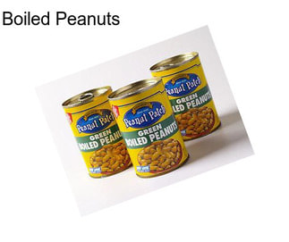 Boiled Peanuts