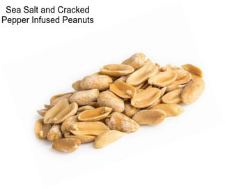 Sea Salt and Cracked Pepper Infused Peanuts