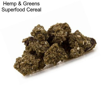 Hemp & Greens Superfood Cereal