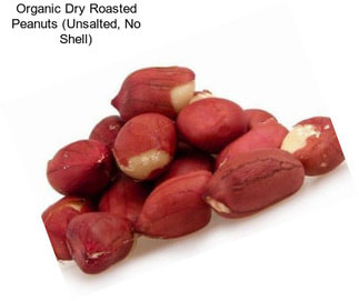 Organic Dry Roasted Peanuts (Unsalted, No Shell)