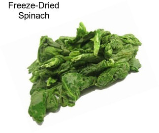 Freeze-Dried Spinach