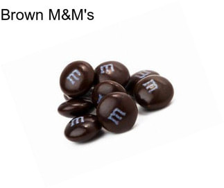 Brown M&M\'s